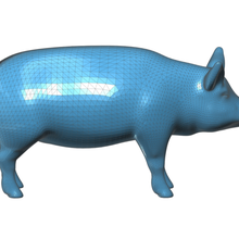 de cerdo art el arte juguete animal 3d print model - Mito3D