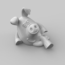 Schwein Kunst drucken Modell 3d 3d print model - Mito3D