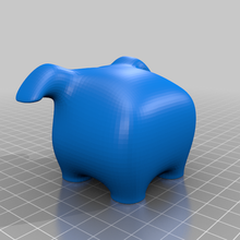 porco animais 3d print model - Mito3D