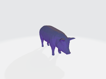 porco animal casa vida 3d print model - Mito3D