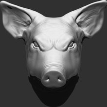 Schwein 3d print model - Mito3D