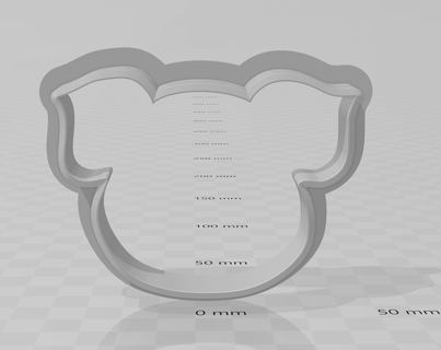 pig cookie cutter cookie cookie-cutter cookie cutter cookie kitchen pastry pig animal  3d print model - Mito3D