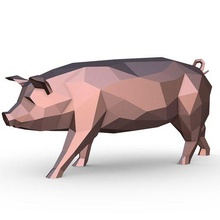 Schwein Figur 3d print model - Mito3D