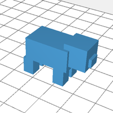 cerdo de minecraft art 3d print model - Mito3D