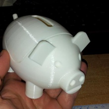 Schwein piggy bank gadget 3d print model - Mito3D