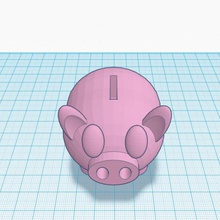 Schwein piggy bank home 3d print model - Mito3D