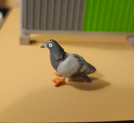 Pombo pomba pássaro Oiseau piaf pioupiou frango 3D print model - Mito3D