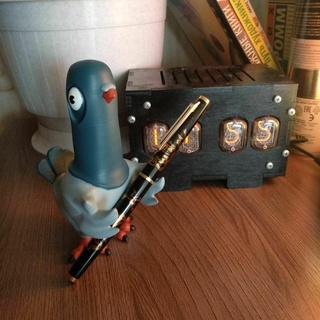 Pigeon stylo titulaire soutien art jouet porte pigeon pigeonholder oiseaux titulaires jouets 3d print model - Mito3D