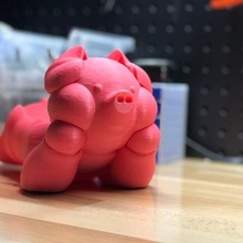 piggie piatto di sapone casa 3d print model - Mito3D