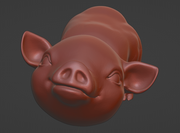 cerdito banco cerdo 3D print model - Mito3D