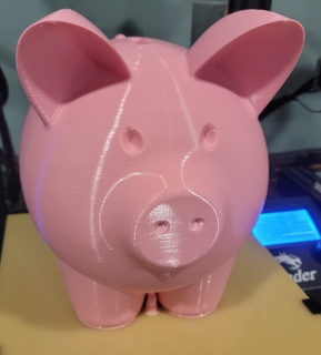 piggy bank Home piggy bank coin coins  3d print model - Mito3D