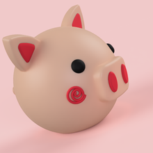 domuzcuk banka kawai Sanat Alcancia hayvan oyuncaklar poli para domuz kwai ihale Chibi baş Örümcek Adam Noel oyun okul 3d print model - Mito3D