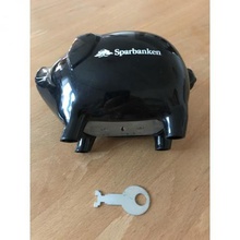 piggy bank replacement key home piggybank spare extra 3d print model - Mito3D
