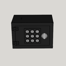 piggy bank in sicheren Lagerung home drucken 3d Sicherheit sicher code deco stark Stamm - Bearbeitung video Kunststoff Nieten 3d print model - Mito3D