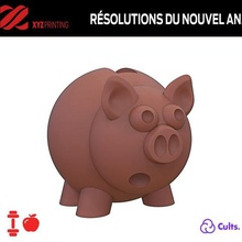 piggy bank Geld sparen gadget Dekoration 3d print model - Mito3D