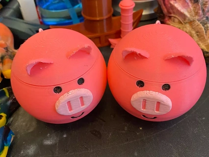 piggy box Home pig 3d print model - Mito3D