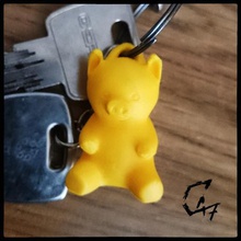 piggy Schlüsselanhänger Ohrring Schmuck Schwein keychain c47 3d print model - Mito3D