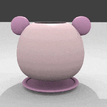piggy pot - car pig hog 3d print model - Mito3D