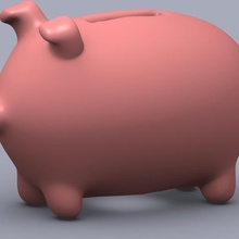 piggybank various piggy bank blender 3d print model - Mito3D