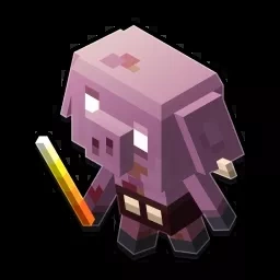 domuz yavrusu meşale mcl alev etrafında Minecraft efsaneleri 3d print model - Mito3D