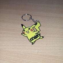 pikachu jewelry key keychain ring pokemon 3d print model - Mito3D