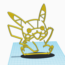 pikachu art 3d print model - Mito3D