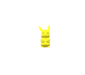 Pikachu esposizione giocattolo divertente offrire 3d print model - Mito3D
