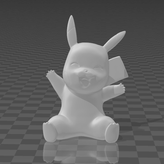 pikachu Game pomemon mini 3d print model - Mito3D