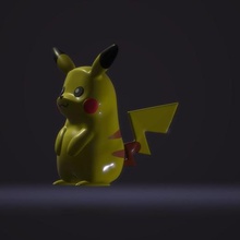 pikachu vários pokemon modelo escultura brinquedo 3d print model - Mito3D