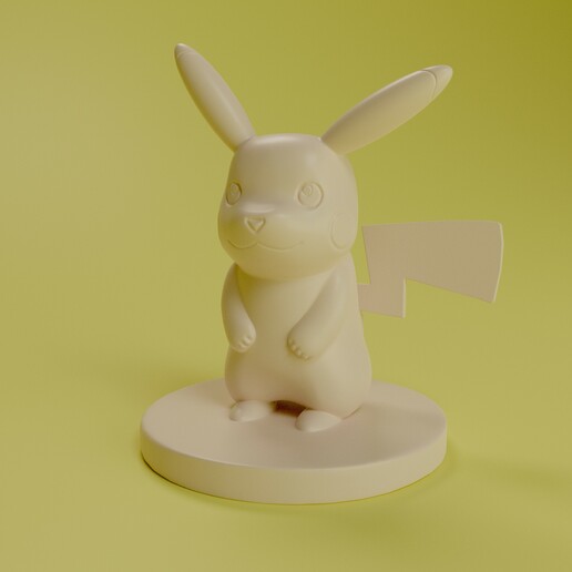 Pikachu 3D print model - Mito3D