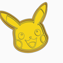 pikachu - cortador de cookie ferramenta pokemon galleta galletita cortante 3d print model - Mito3D