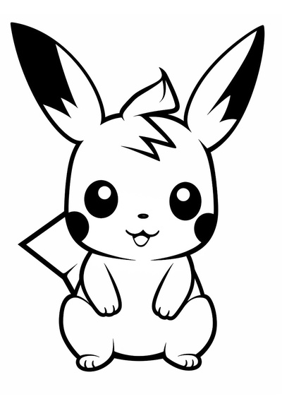 pikachu 15 empujar lun grabado láser cortar expediente svg arte carapuce pokemon vector salameche 3d print model - Mito3D