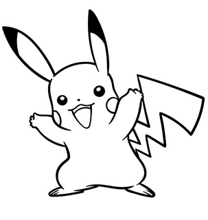 Pikachu 3 pok mon Laser Schnitt Datei svg Pokémon Vektor 3d print model - Mito3D