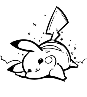Pikachu 7 empujar Lun láser cortar expediente svg pokemon vector 3d print model - Mito3D