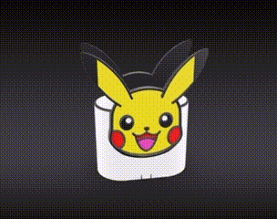 Pikachu maçã carregador caso bainha Pokémon anime arte Projeto 3d print model - Mito3D