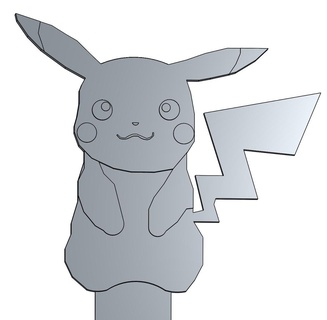 pikachu bookmark Tools bookmarks pokemon 3d printing 3d print model - Mito3D