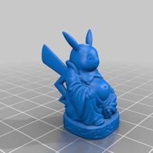 pikachu buda a arte pokemon pop-buda esculturas 3d print model - Mito3D