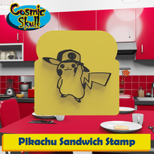 Pikachu boné unova sanduíche carimbo Pokémon cinza Pichu Raichu mega gigantamax pão cozinha ferramenta decoração presente funcional 3d print model - Mito3D
