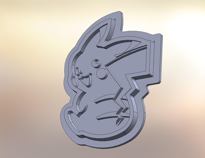 Pikachu Plätzchen 3d print model - Mito3D