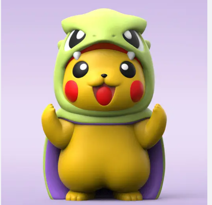 pikachu cosplay spiel stl pokémon 3d print model - Mito3D
