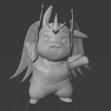 pikachu cosplay seiya pegasus dios de tela juego santo 3d print model - Mito3D