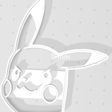 pikachu cutter pokemon anime starter cookie 3d print model - Mito3D
