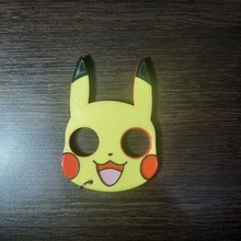 pikachu defense keychain fashion key ring mitten self-defense 3d print model - Mito3D