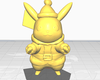 Pikachu vacanza stile Pokemon Pikachu vacanza unire 3d print model - Mito3D