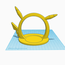 Pikachu ispirato alexa punto 4th gen gadget Pokemon eco 3d print model - Mito3D