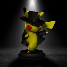 Pikachu Jackson Pokémon Michael mj Nintendo 3d print model - Mito3D