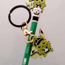 pikachu keychain pencil cap gadget jewelry key ring sport decorative arts paris psg soccer 3d print model - Mito3D