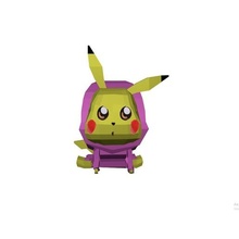 Pikachu Schlüsselbund Pokémon Pepakura Designer uv Mode porta cl drucken Anime Pokebola Partenaire 3d print model - Mito3D