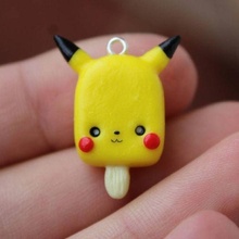 Pikachu llavero pokemon Moda porta cl impresión anime pokebola Partenaire pika lowpoly crecer charizard 3d print model - Mito3D