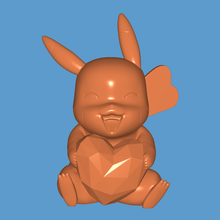 Pikachu amar 25 Pokémon 3d print model - Mito3D
